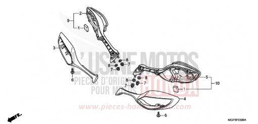 RETROVISEUR CBR1000RRD de 2013